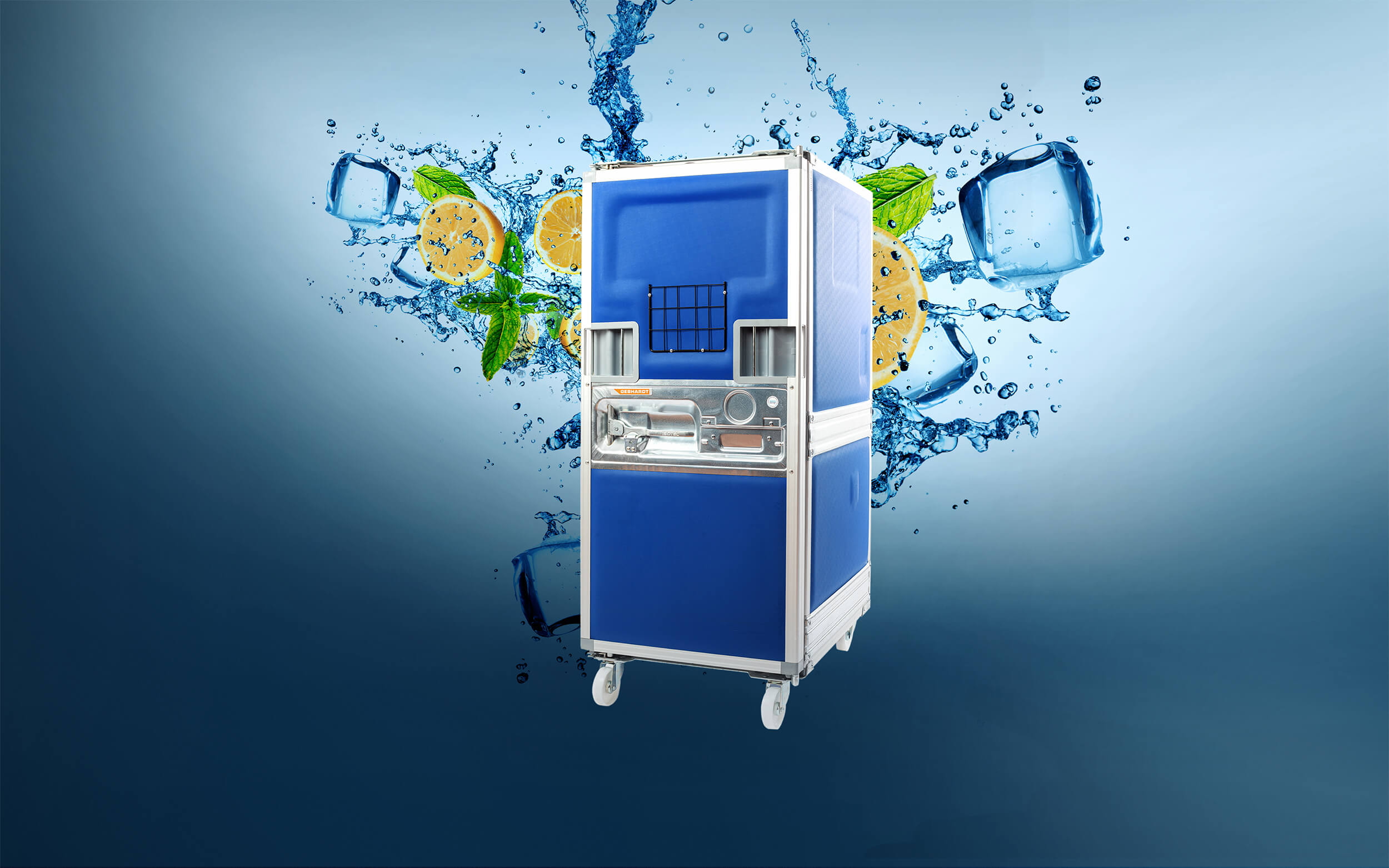 Conteneur isotherme pour une utilisation dans la logistique alimentaire pour le transport de produits frais et surgelés